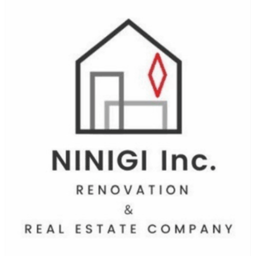 不動産のNINIGI（神戸三宮）ロゴ、リノベーションのONOCORO（神戸御影）ロゴ